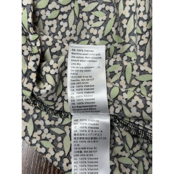 KAVU Simone Sundress Women’s Size Medium Green Meadow Pockets - Picture 8 of 10